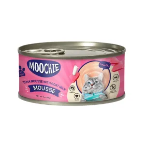 Moochie Tuna Mousse With Goatmilk Mousse 85G. Can Pets Qatar