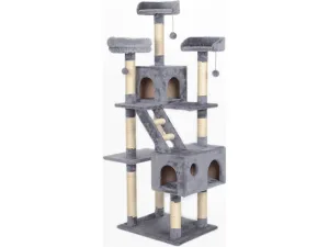 Multi layered luxury cat climbing frame with cat nest Pets Qatar