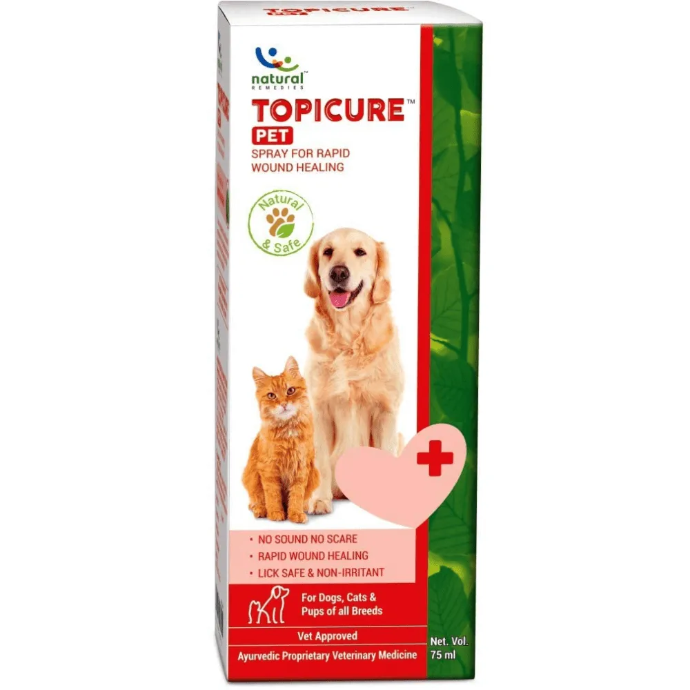 Natural Remedies Lush Me Up Shampoo, Digestive Bites Treats & Topicure Wound Healing Spray Dog Combo