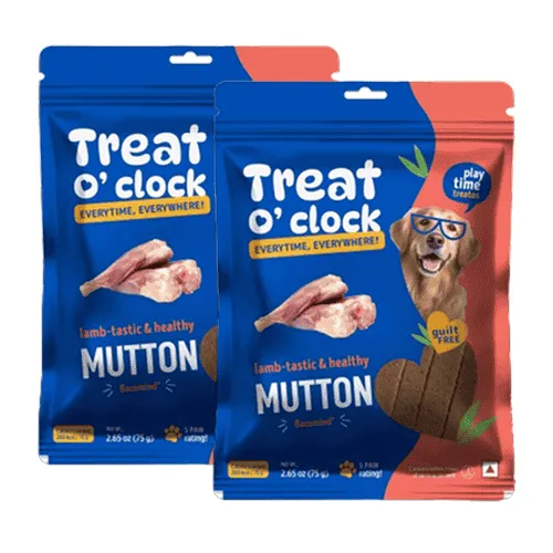 Natural Remedies Treat O'Clock Mutton Treats for Dogs