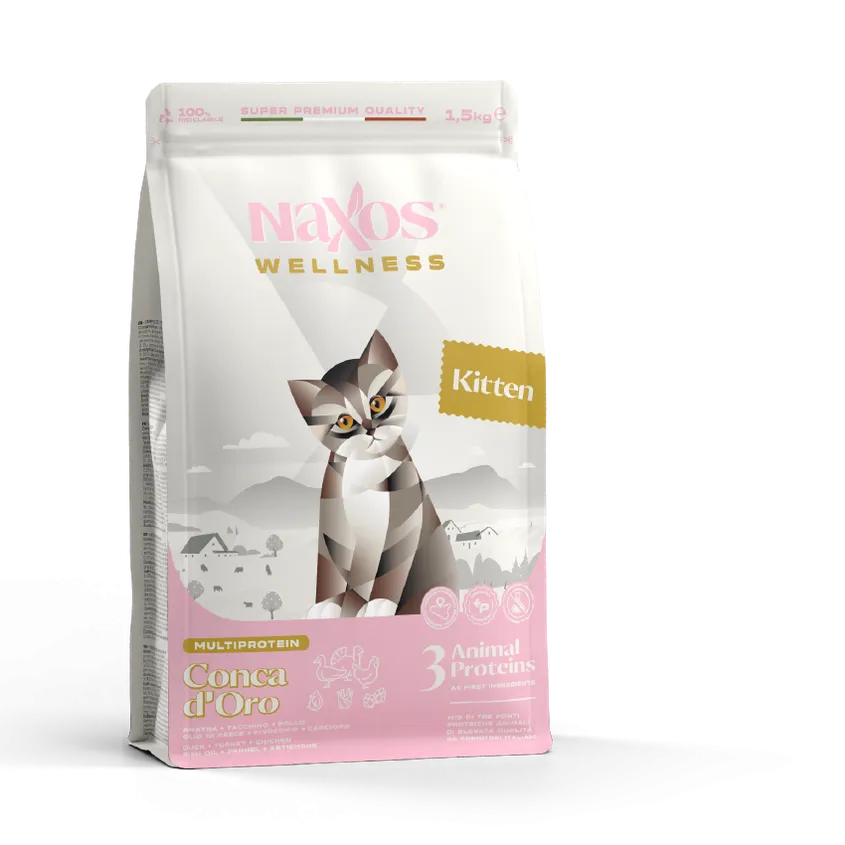 Naxos KITTEN Conca d`oro (Duck, Chicken, Turkey) 1.5kg Pets Qatar