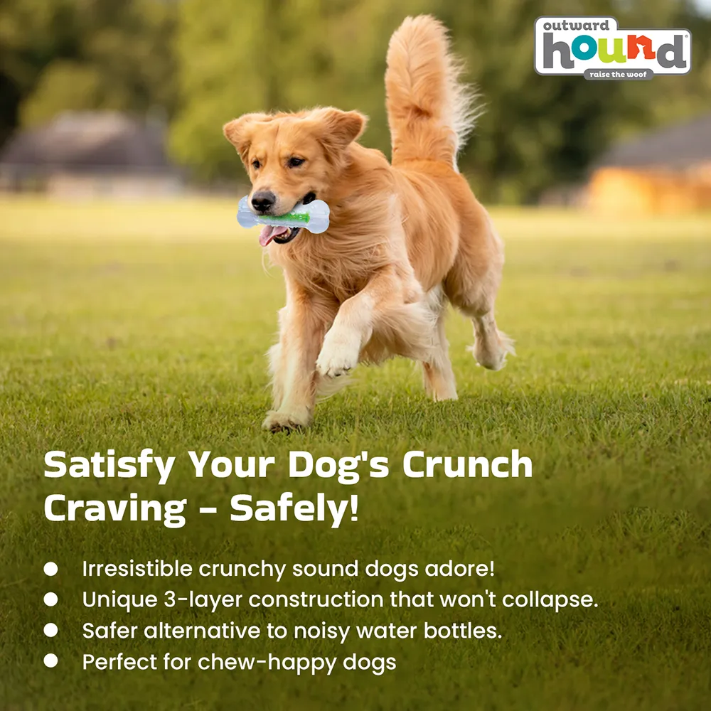 Outward Hound Crunchcore Bone Chew Toy for Dogs