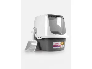 Pawise Hooded Kitty Litter Tray 59*47.5*47.5Cm Pets Qatar