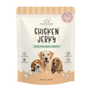 Pawpourri 100% Natural Chicken Jerky Dog Treat