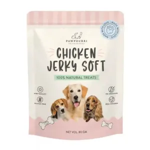 Pawpourri 100% Natural Chicken Jerky Soft Dog Treat