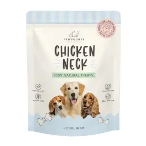 Pawpourri 100% Natural Chicken Neck Jerky Dog Treat