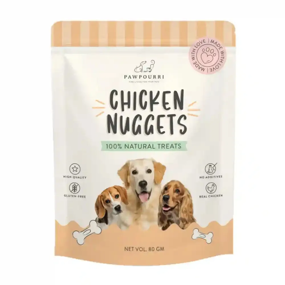 Pawpourri 100% Natural Chicken Nuggets Dog Treat