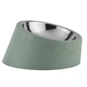 Pawpourri Sustainable Tilted Bowl for Dogs (Mint Green)