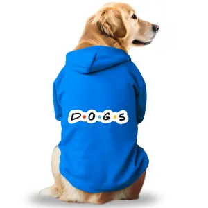 Pawsindia D.O.G.S Hoodie for Dogs (Blue)
