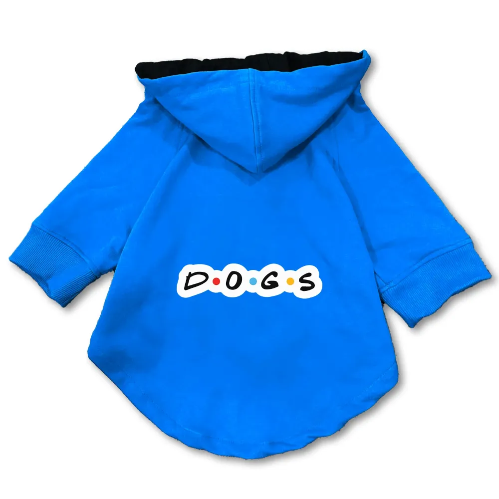 Pawsindia D.O.G.S Hoodie for Dogs (Blue)
