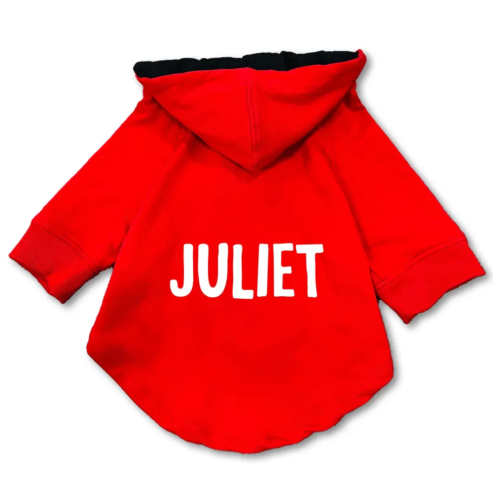 Pawsindia Juliet Hoodie for Dogs (Red)