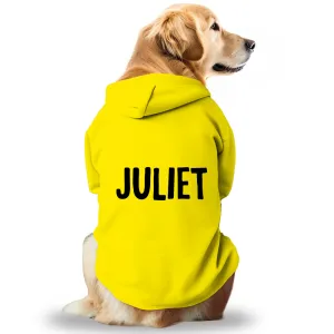 Pawsindia Juliet Hoodie for Dogs (Yellow)
