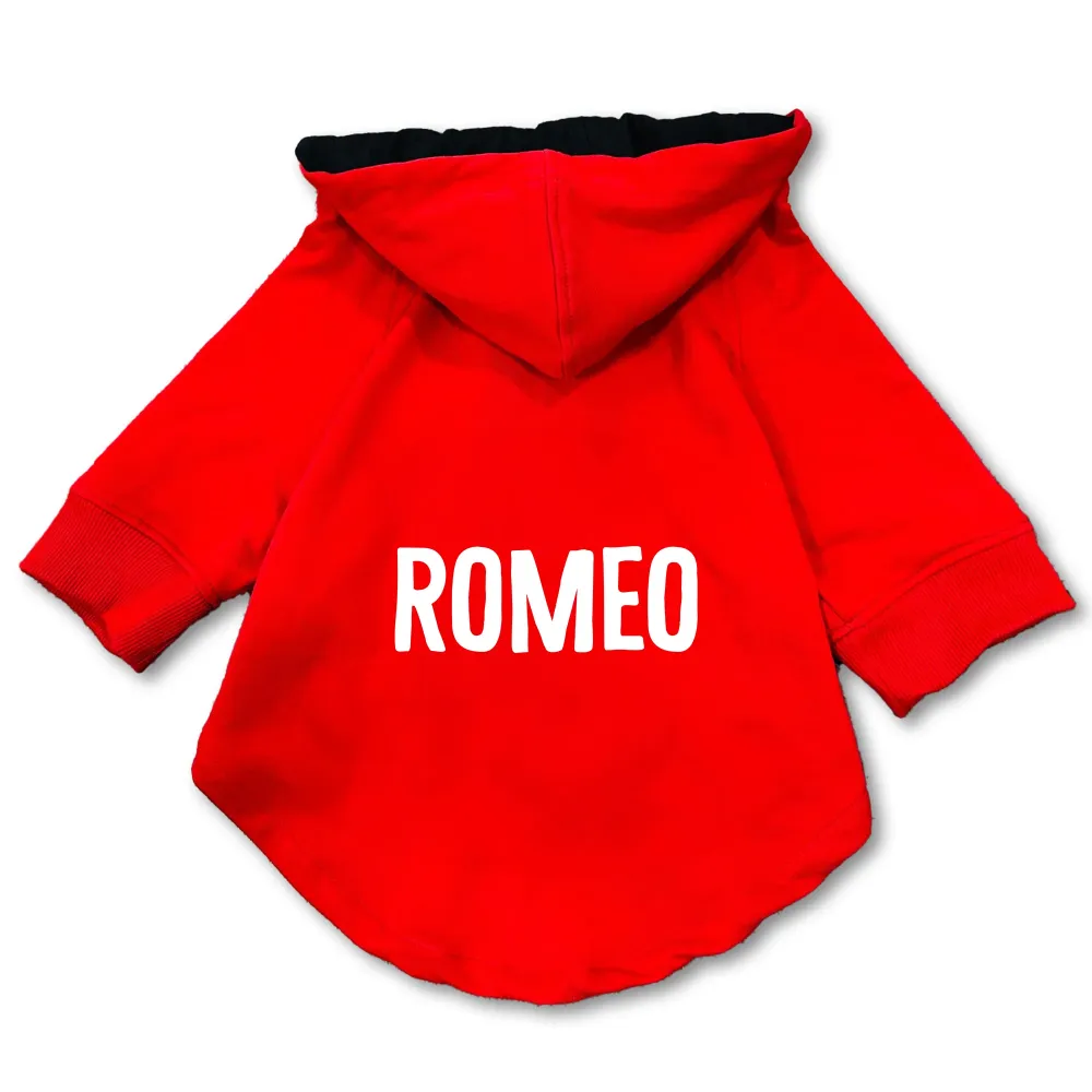 Pawsindia Romeo Hoodie for Dogs (Red)