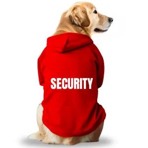 Pawsindia Security Hoodie for Dogs (Red)