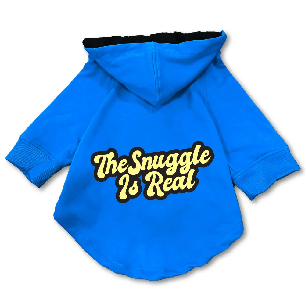 Pawsindia Snuggle is Real Hoodie for Dogs (Blue)