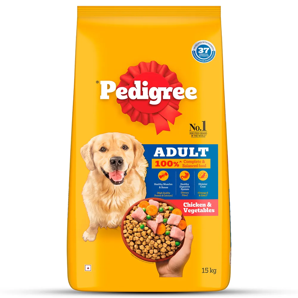 Pedigree Chicken and Vegetables Adult Dog Dry Food