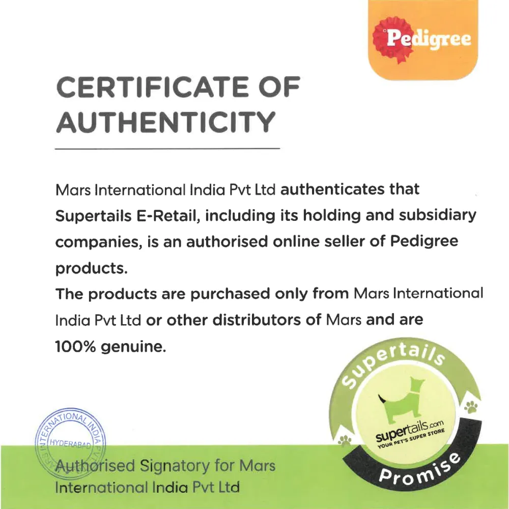 Pedigree Dentastix Oral Care for Adult (Small Breed of 5 to 10 kg) and Pedigree Chicken & Liver Flavour Tasty Jerky Dog Treats Combo