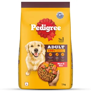 Pedigree Meat & Rice Adult Dog Dry Food