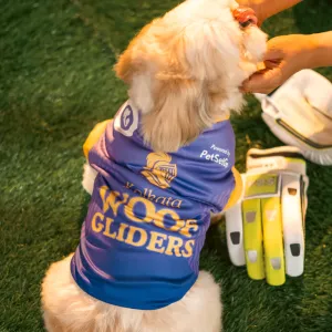 Pet Set Go Kolkata Woof Gliders IPL Jersey for Dogs (Purple)