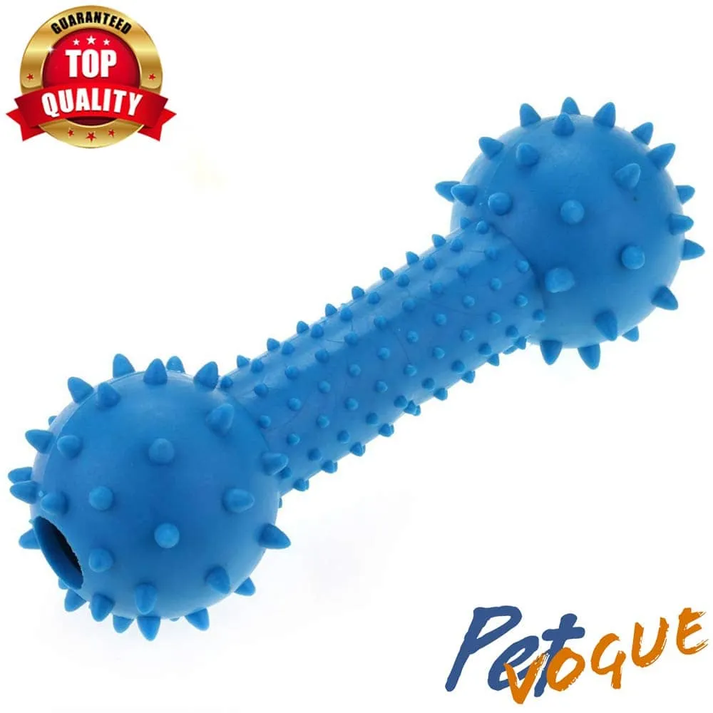 Pet Vogue Bone Rubber & Basil Plush Monster Ball with Squeaker Dog Combo