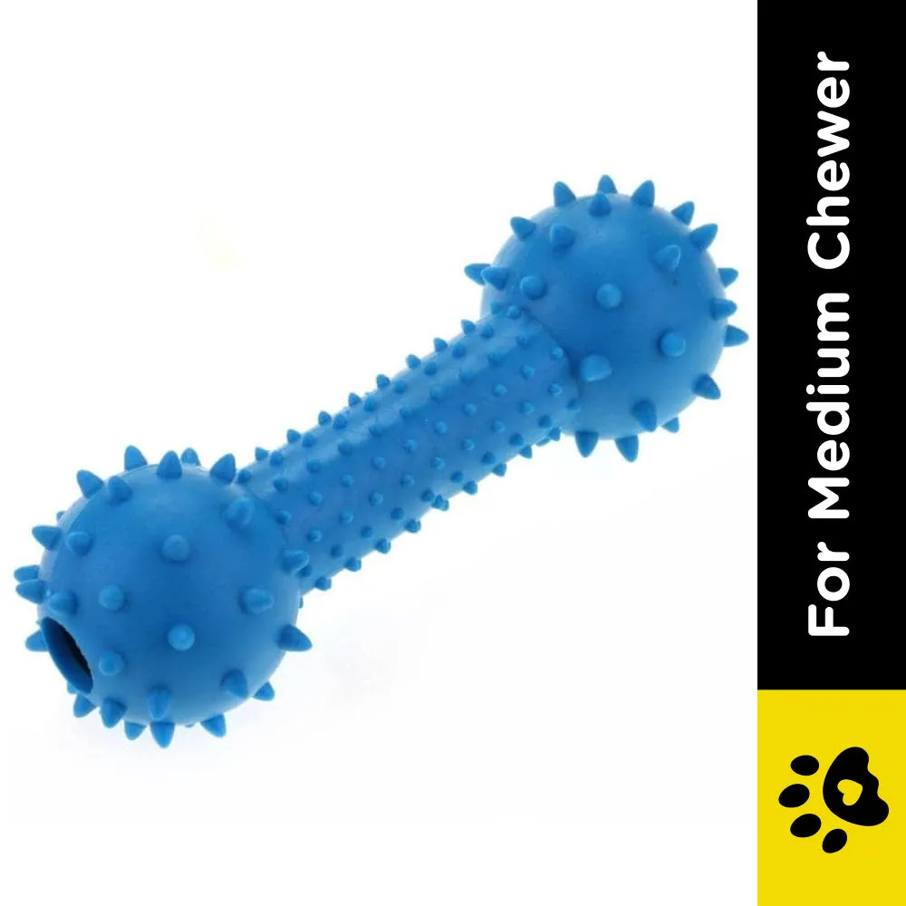 Pet Vogue Bone Rubber & Basil Plush Monster Ball with Squeaker Dog Combo