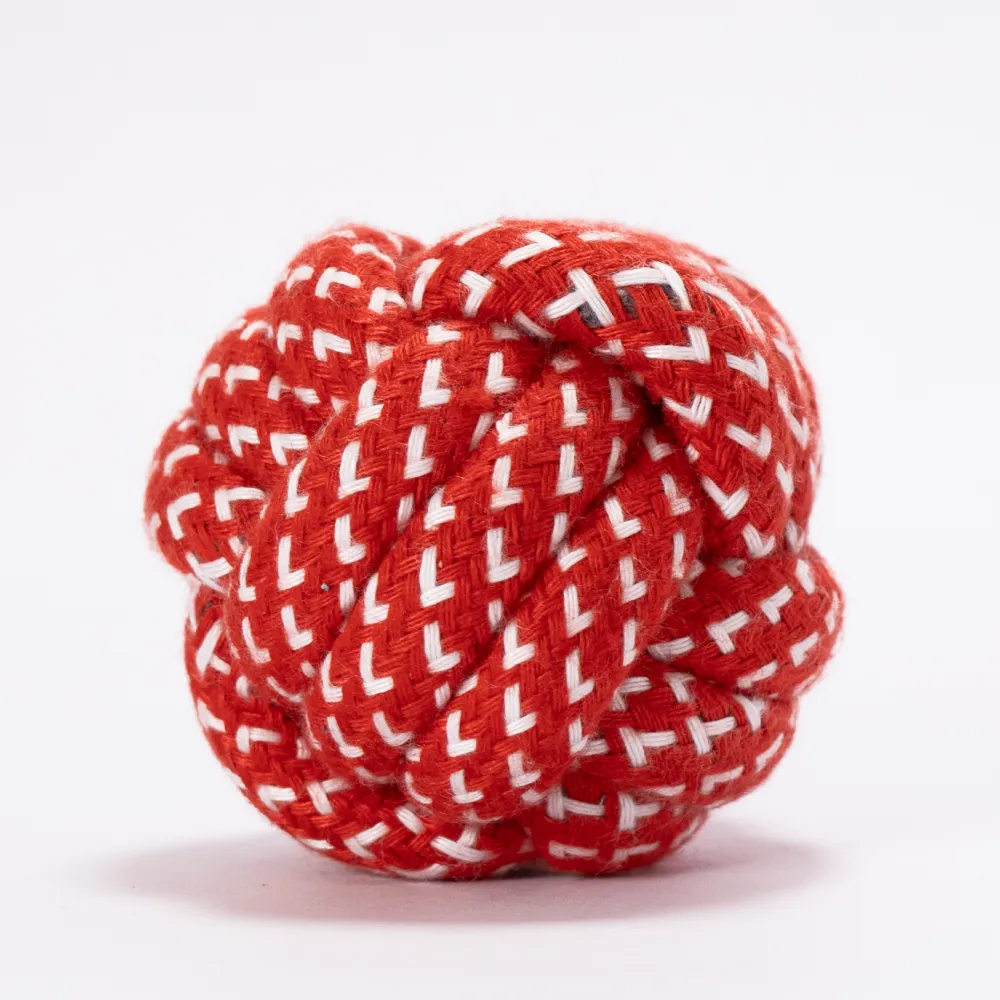 Pet Vogue Bouncy Rubber Ball & Skatrs Rope Ball Chew Toy Dog Combo