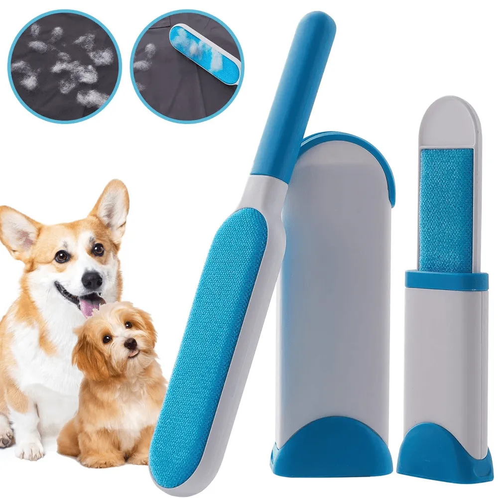 Pet Vogue Lint Remover for Dogs and Cats (Blue/White) (Buy 1 Get 1)