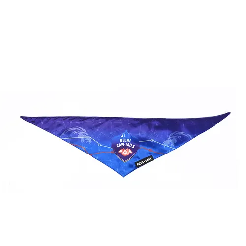 Pets Way Delhi Capi Tails IPL Bandana for Dogs and Cats (Blue)