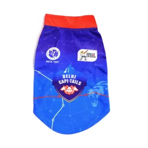Pets Way Delhi Capi Tails IPL Jersey for Dogs and Cats (Blue)