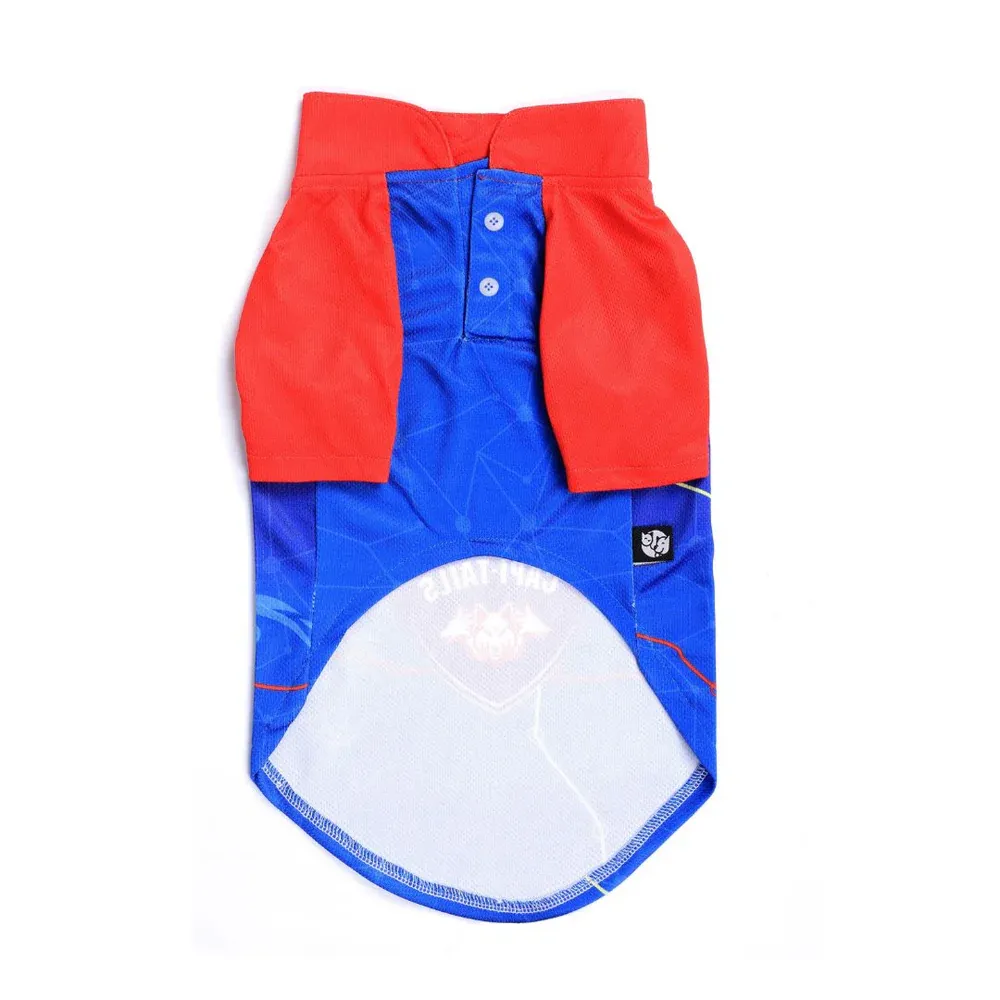 Pets Way Delhi Capi Tails IPL Jersey for Dogs and Cats (Blue)