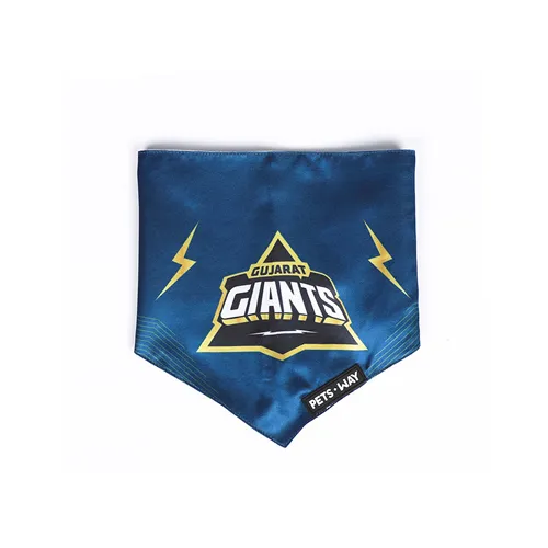 Pets Way Gujarat Giants IPL Bandana for Dogs and Cats (Blue)