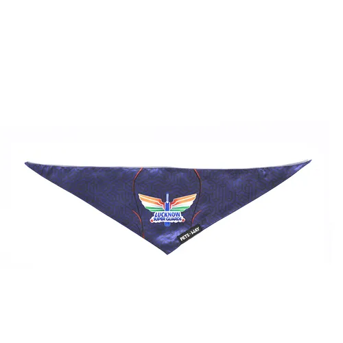Pets Way Lucknow Super Guards IPL Bandana for Dogs and Cats (Blue)