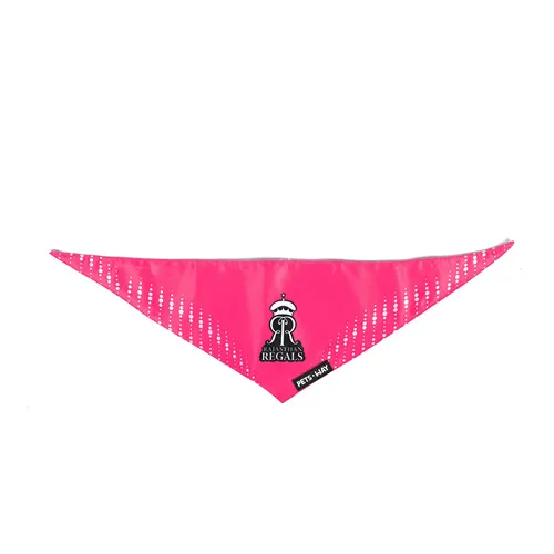 Pets Way Rajasthan Regals IPL Bandana for Dogs and Cats (Pink)
