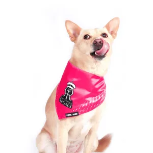 Pets Way Rajasthan Regals IPL Bandana for Dogs and Cats (Pink)
