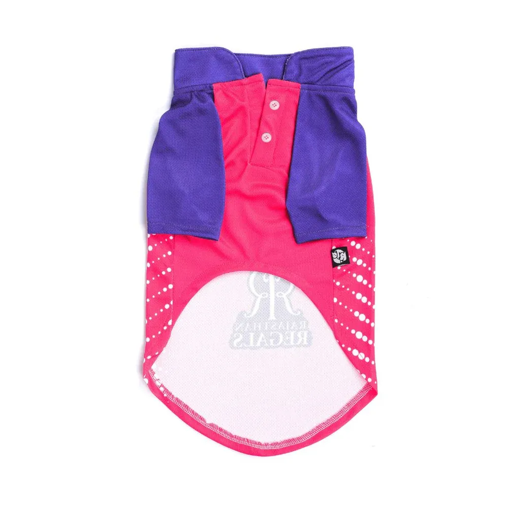 Pets Way Rajasthan Regals IPL Jersey for Dogs and Cats (Pink)