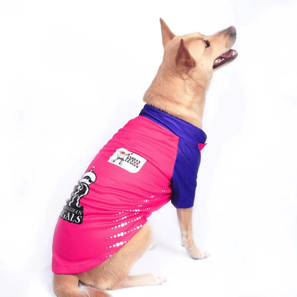 Pets Way Rajasthan Regals IPL Jersey for Dogs and Cats (Pink)