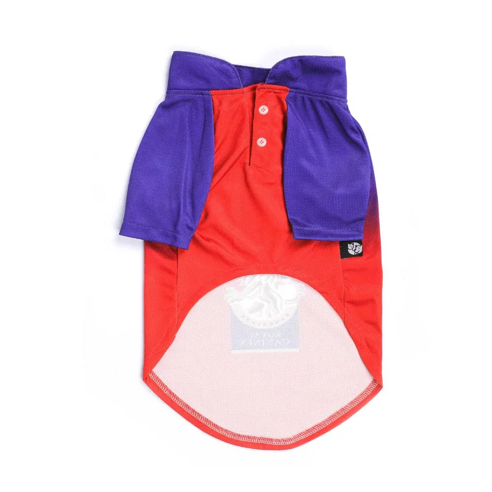 Pets Way Royal Canines Bangalore IPL Jersey for Dogs and Cats (Red/Blue)