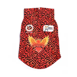 Pets Way Sunriders Hyderabad IPL Jersey for Dogs and Cats (Orange/Black)