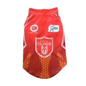 Pets Ways Punjab Clings  IPL Jersey for Dogs and Cats (Red)