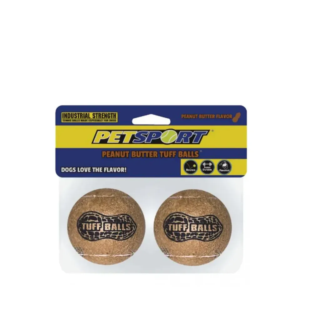 Petsport Peanut Butter Scented Tuff Ball chew Toy for Dogs