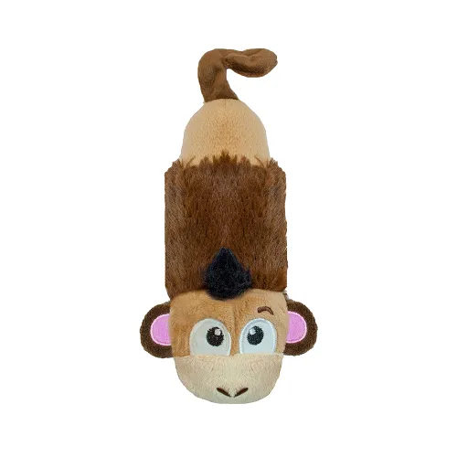 Petstages Mini Monkey Stuffing Free Toy for Dogs (Brown)