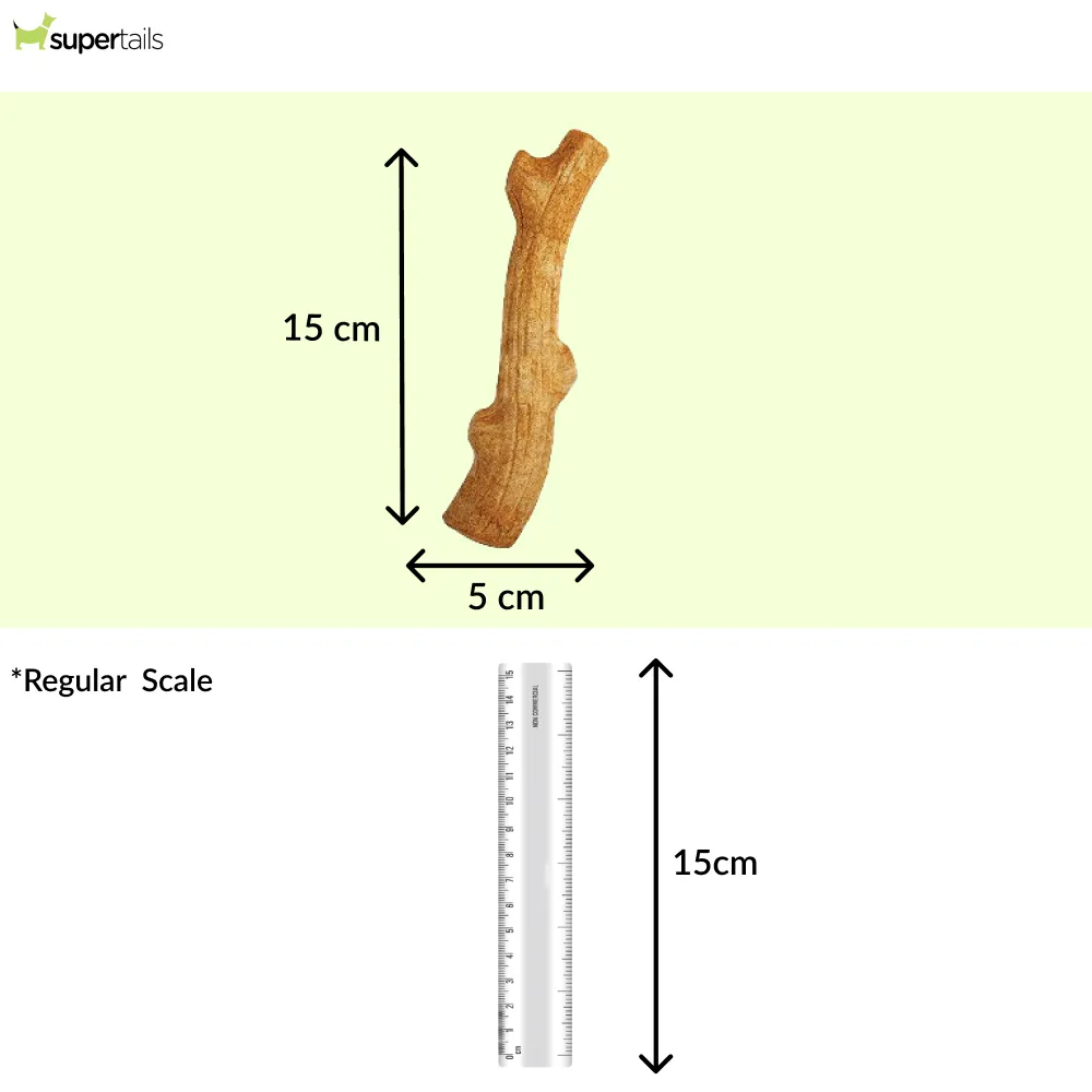 Petstages Super Dogwood Chew Toy for Dogs (Brown)