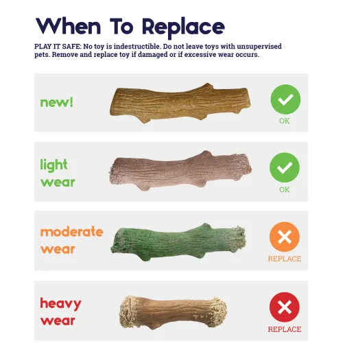 Petstages Super Dogwood Chew Toy for Dogs (Brown)