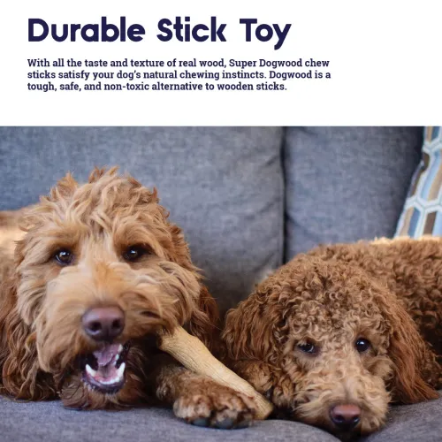 Petstages Super Dogwood Chew Toy for Dogs (Brown)
