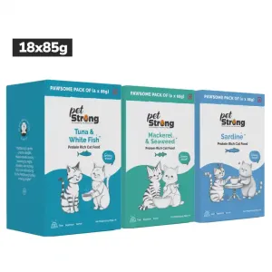 PetStrong Premium Wet Food Variety Pack Combo for Cats