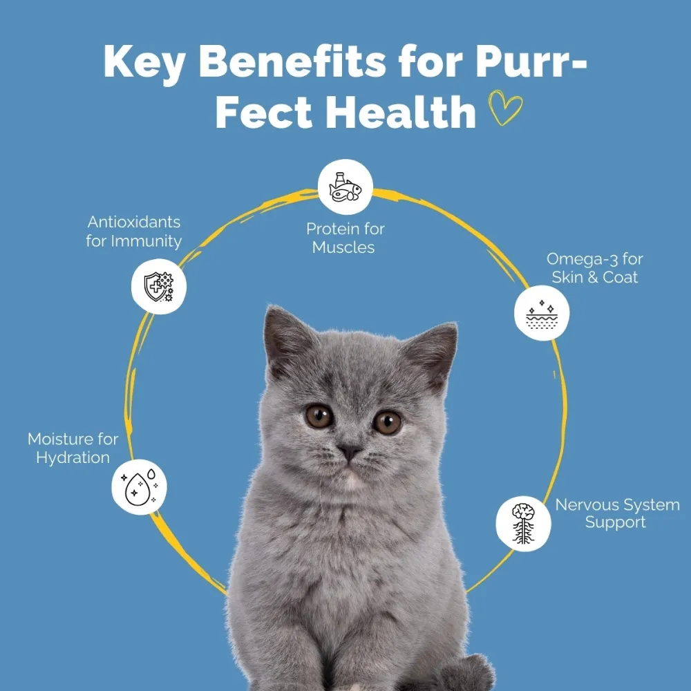 PetStrong Sardine & Mackerel and Seaweed in Gravy Cat Wet Food Combo