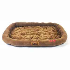Petter World Ultra Soft Mat with Padded Bed for Dogs (Mocha Brown)