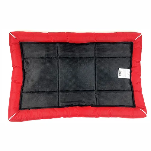 Petter World Waterproof Mat with Padded Perimeters for Dogs (Red)
