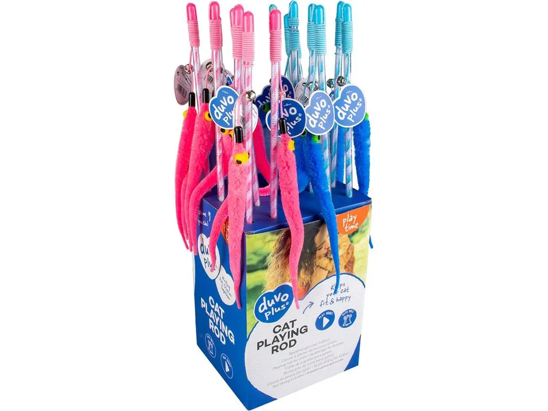 Playing rod Catchy snake mix 45,5x2x1cm mixed colors Pets Qatar