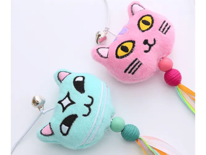 Plush Cat Head Teaser Pets Qatar